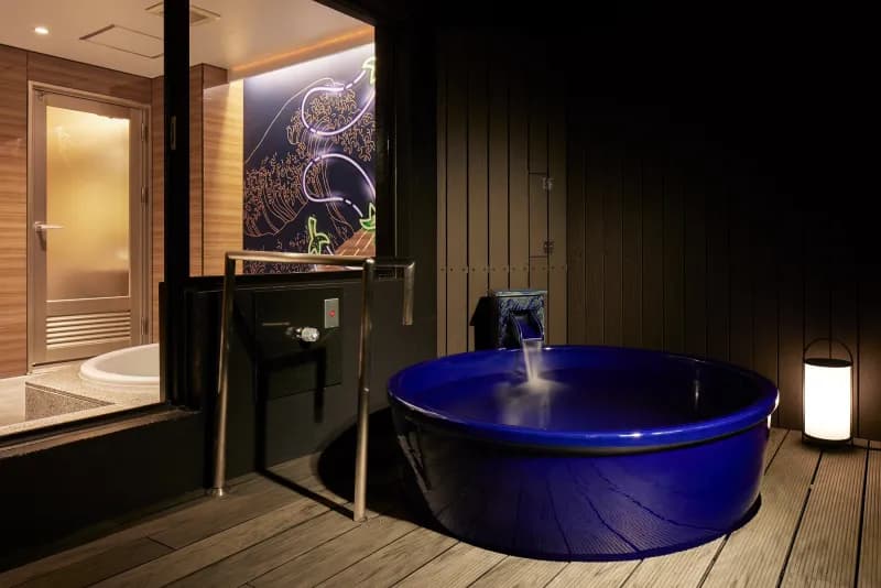 HOTEL HOQA 花色の湯 個室サウナ 外気浴