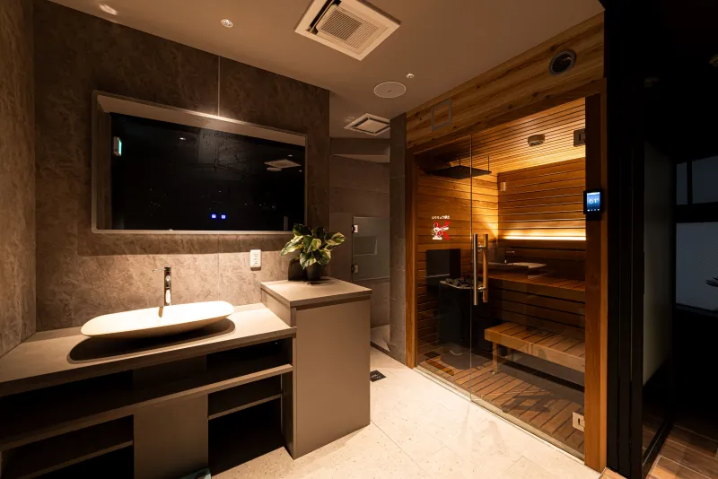 らくだとぺんぎん 個室サウナ 水風呂あり