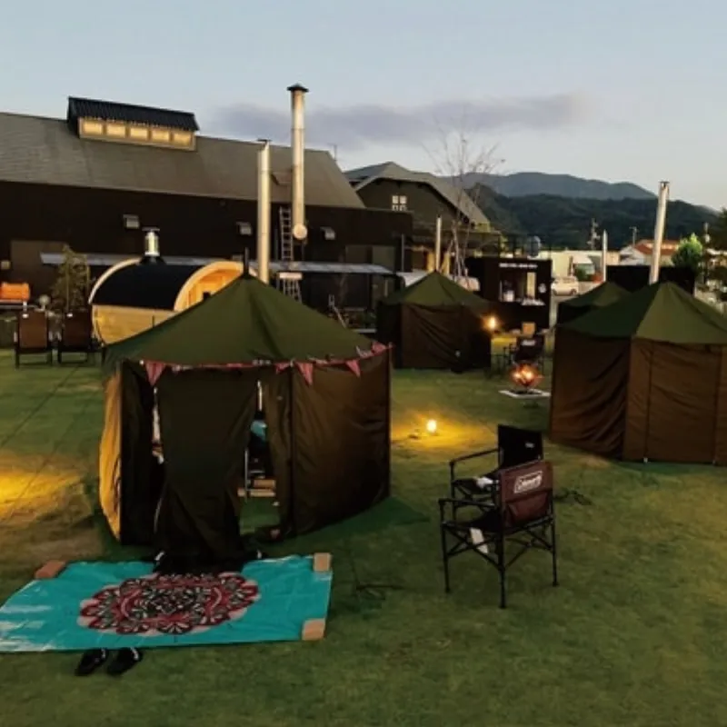 ていれぎテントサウナ 湯婀 個室サウナ セルフロウリュ 3