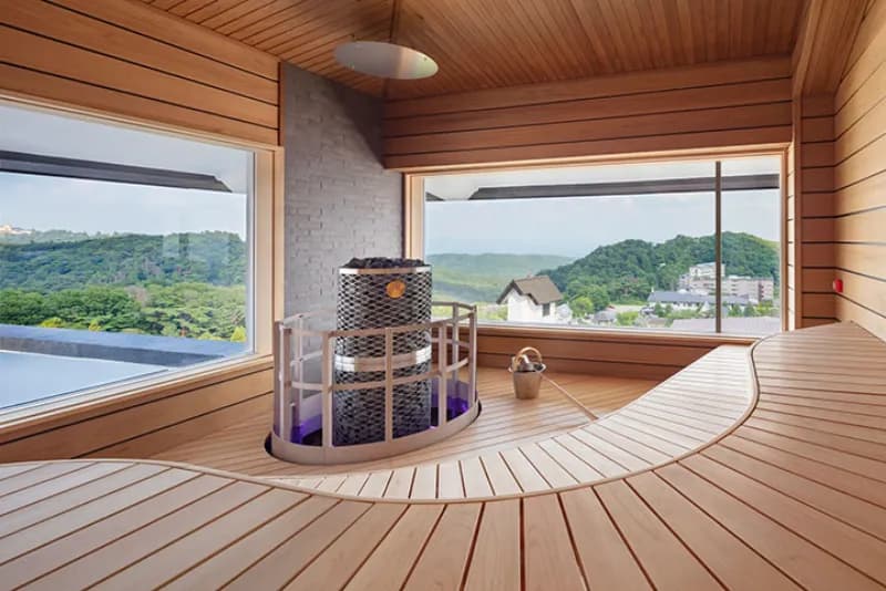 陽日の郷あづま館「岳のサウナ」