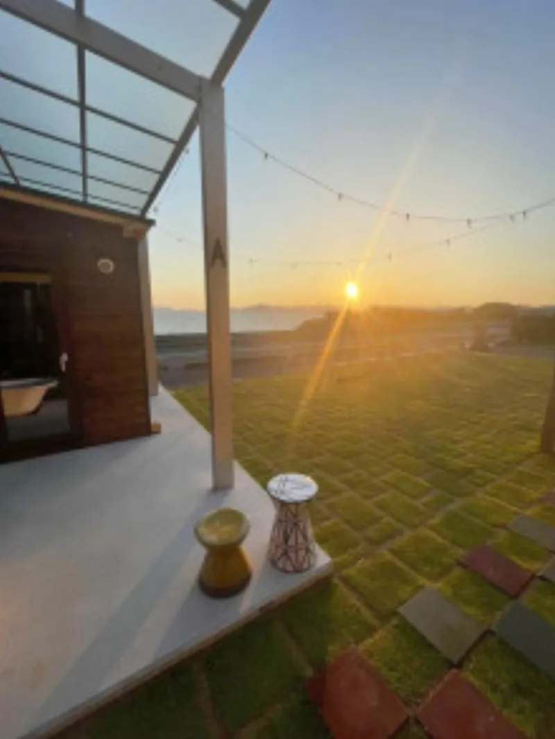 瀬戸内サウナかわらで 個室サウナ セルフロウリュ 2