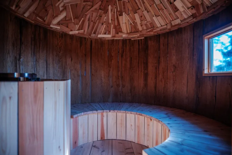 醤油樽サウナ室