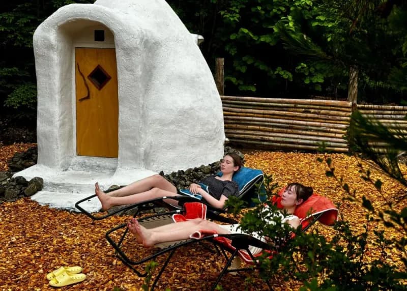 女沼のアウトドアwith古民家 アースバッグサウナ 個室サウナ セルフロウリュ 2