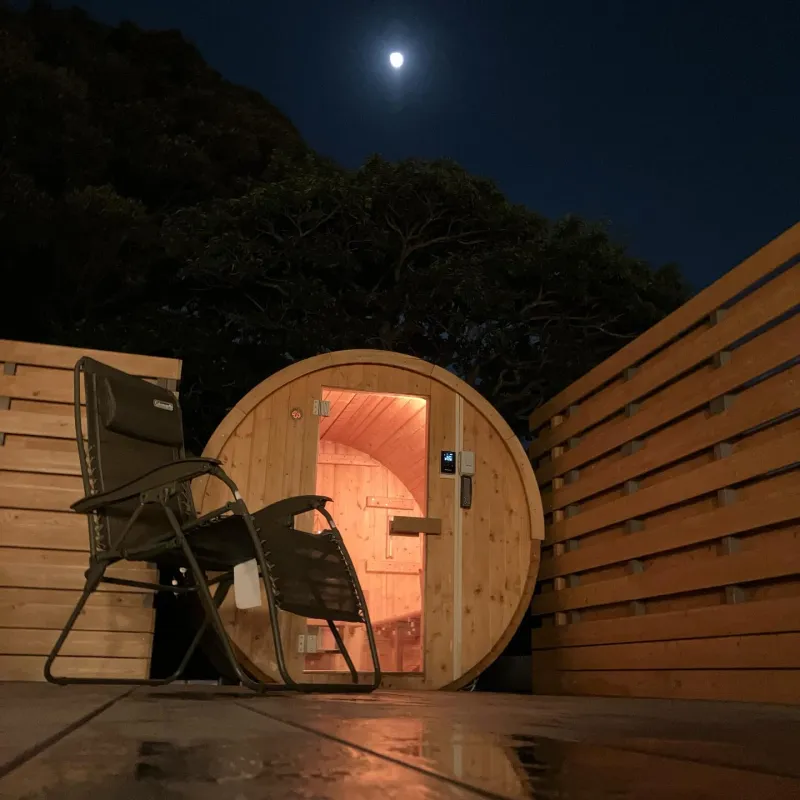 プライベートサウナ 垢田の杜 桂月 個室サウナ 水風呂あり 2