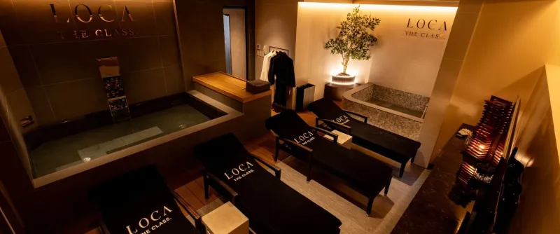 LOCA THE CLASS. NAGOYA 伏見駅徒歩5分の水風呂15℃カップルラグジュアリーサウナ