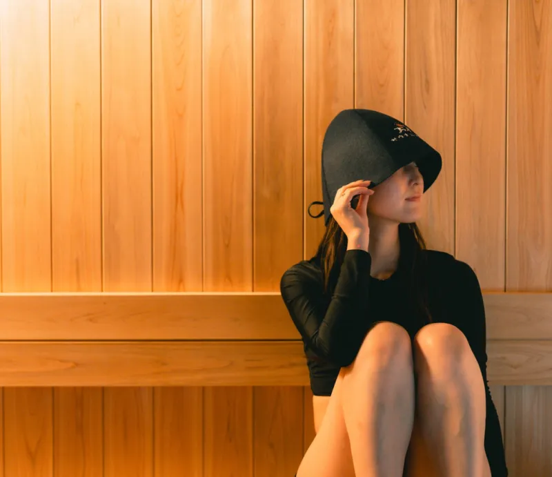 プライベートサウナ Dann 浜田のシンプル個室サウナ室